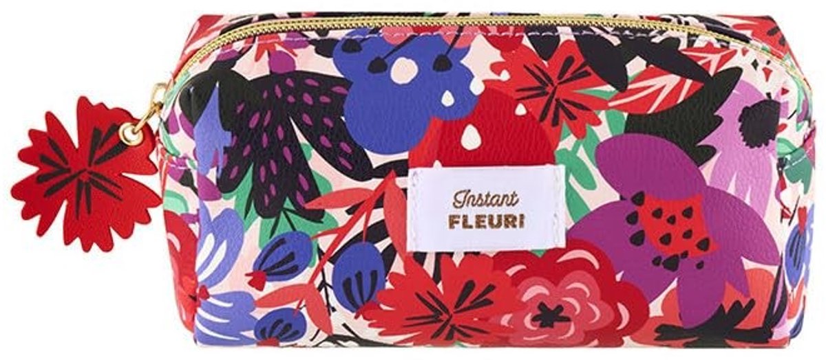 Omgoods - Bella Pencil Case - Multicolor Make-up Etui met Spiegel
