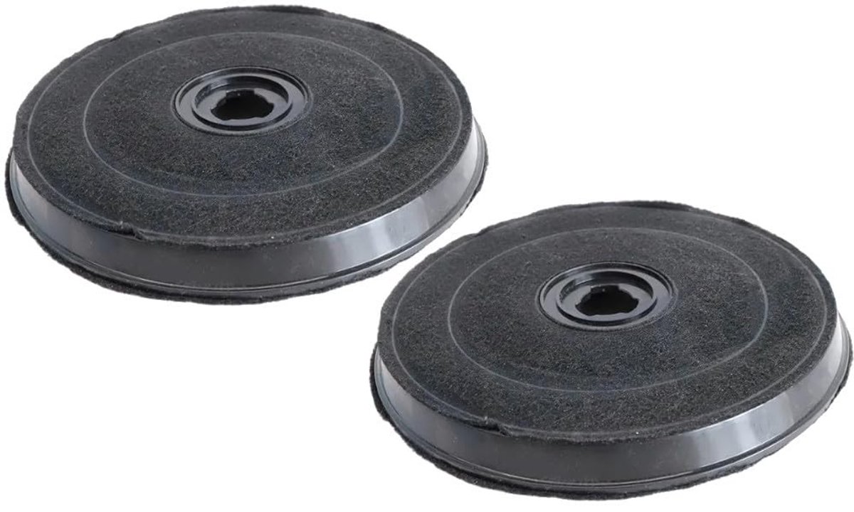 Omgoods - 2 x Actieve Koolfilter Ø230 mm - Compatibel met Diverse Afzuigkappen