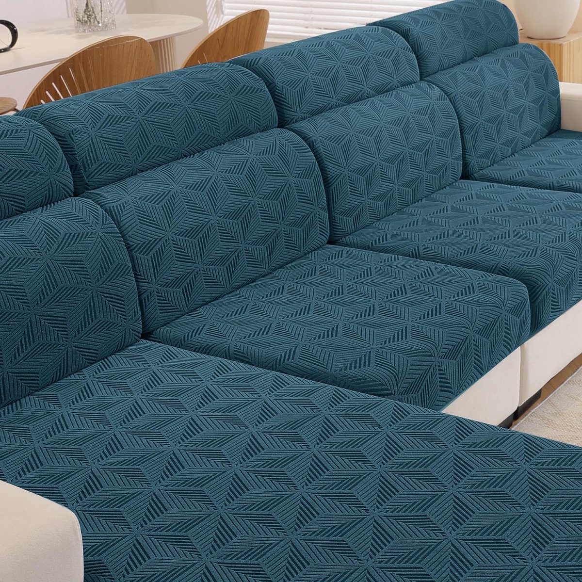 Omgoods - Elastische Sofa Stoelkussens Covers - Universale Bescherming, Krasbestendig, Turquoise