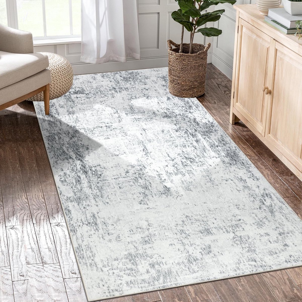 Omgoods - Abstract Tapijt 80 x 150 cm - Antislip en Wasbaar voor Woonkamer en Slaapkamer