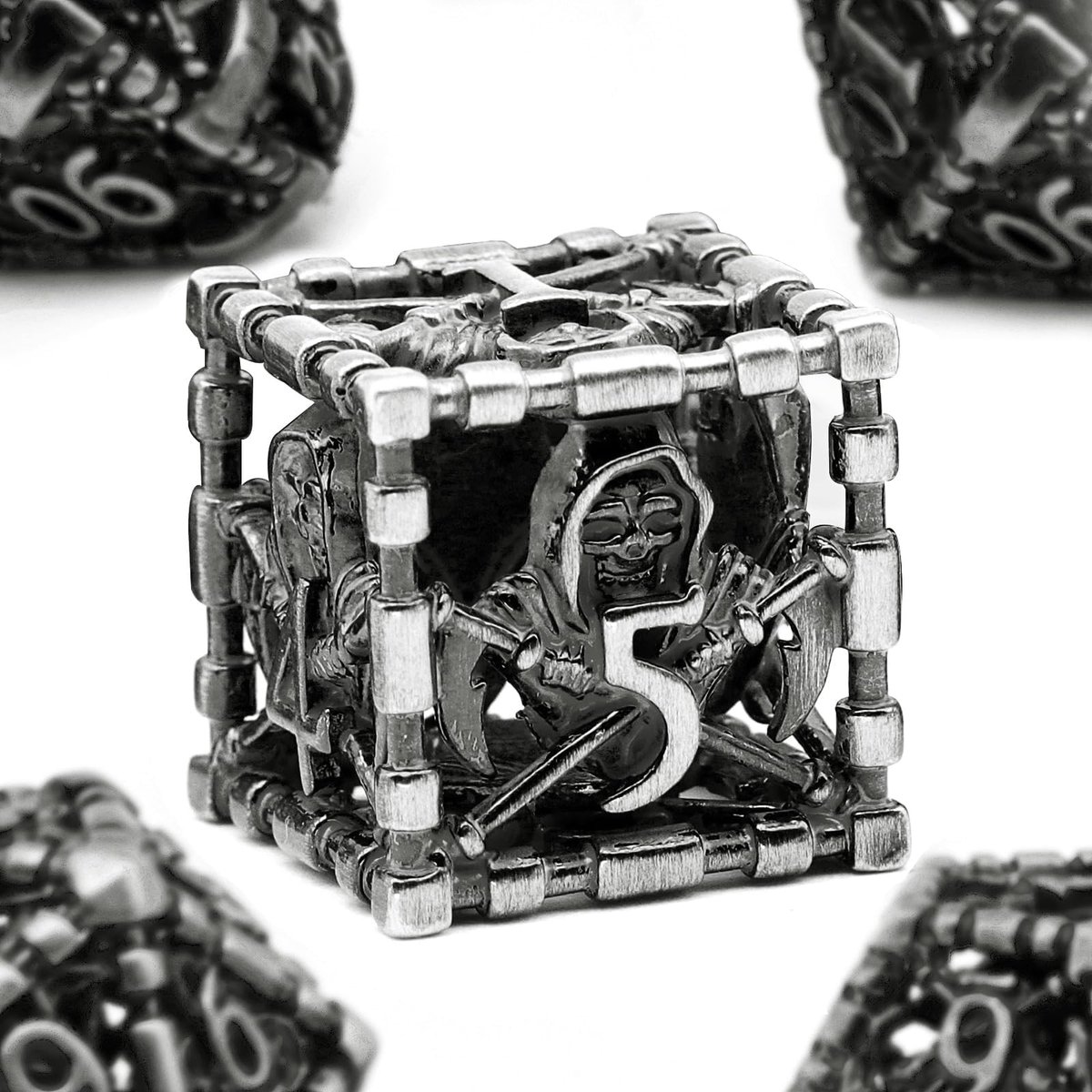 Omgoods - Dobbelset - Polyhedrische Metaal Dobbelstenen voor Dungeons and Dragons