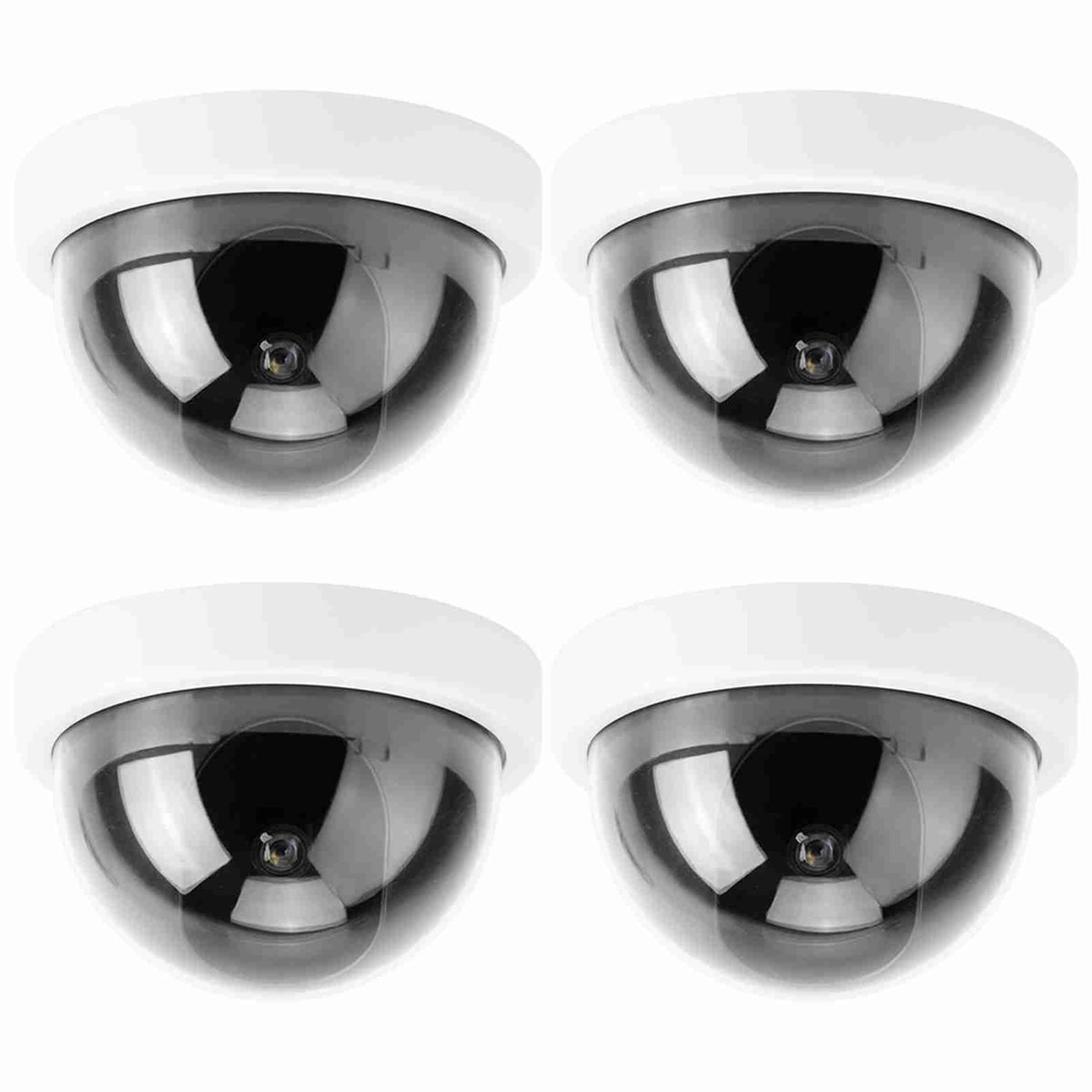 Omgoods - Fake Beveiligingscamera met 360 Graden Rotatie (4 Stuks)