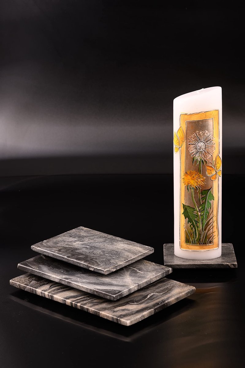 Omgoods - Natuurstenen Onderzetter 20x14 cm - Tafel Decoratie