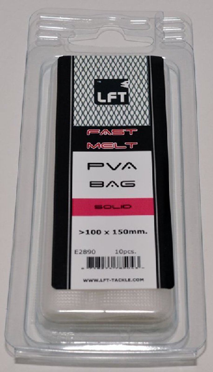 LFT pva solid bags 100x150mm 10 stuks