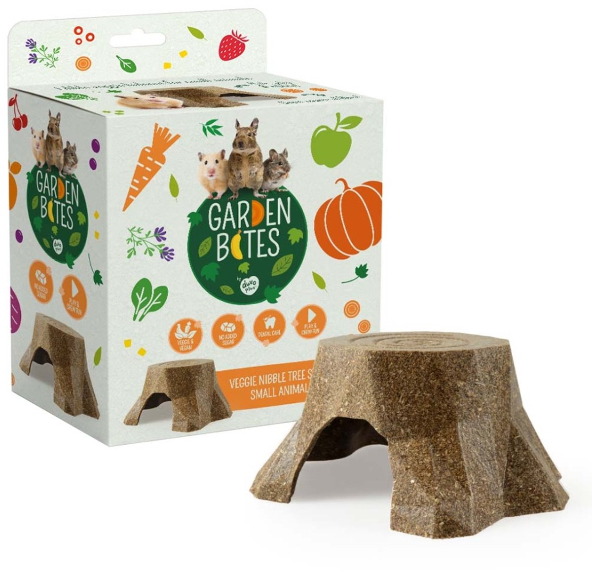 Duvo+ Garden Bites Veggie Nibble Boomstronk - 180 g