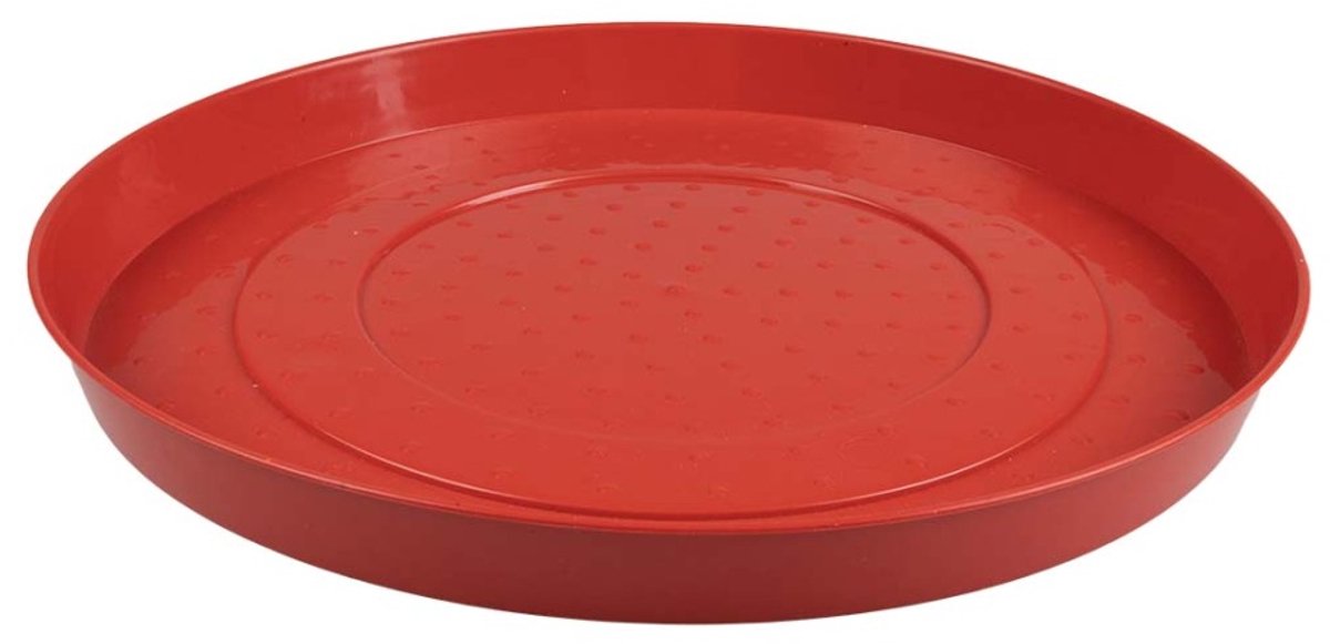 Duvo+ Voerplaat voor kippen en kuikens rood | 30 x 30 cm en 50 x 50 cm 50x50x2cm