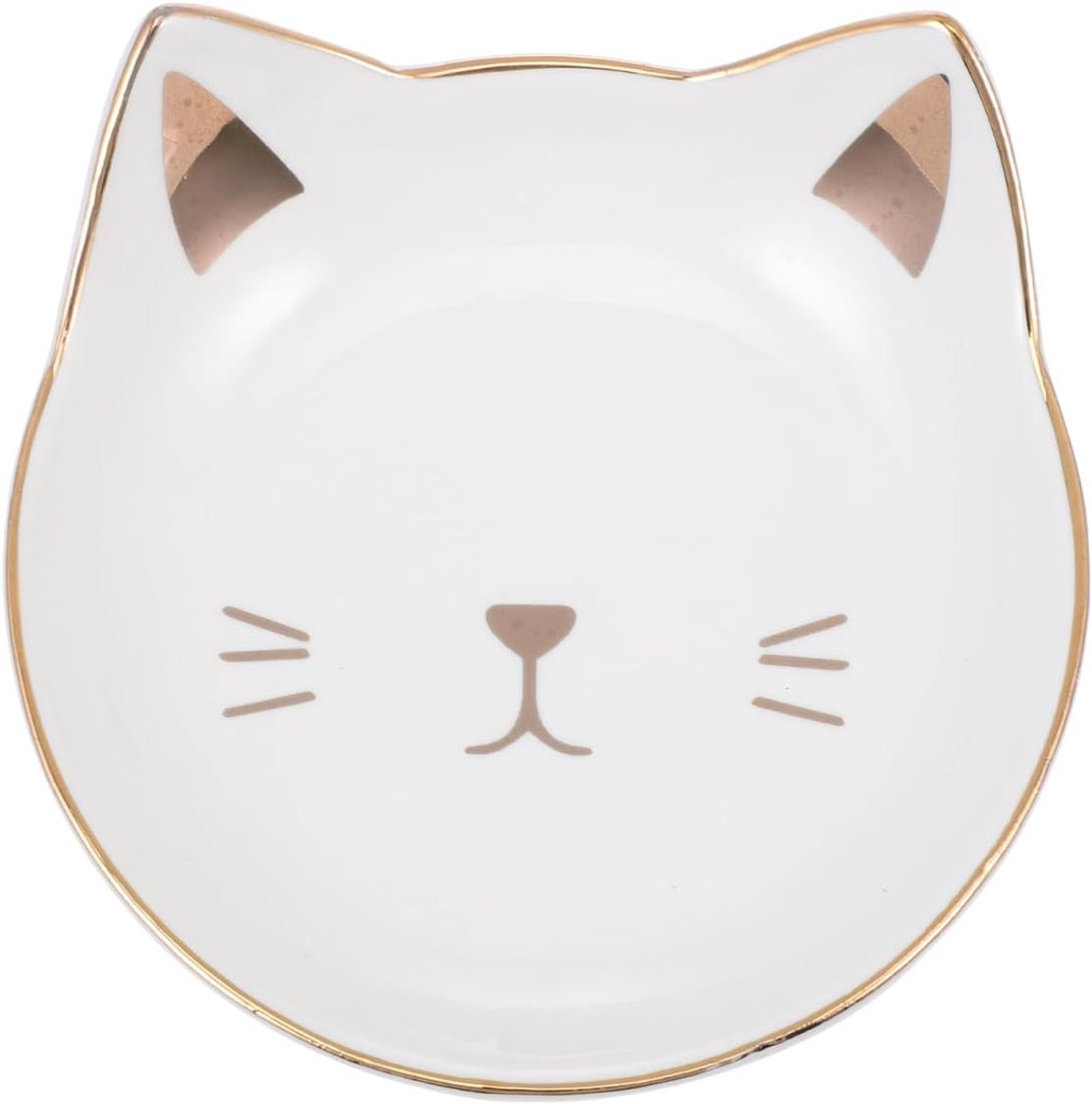 Kattenbord Keramiek 10 cm Kattenvorm Dessertbord Porselein Platte Diner Borden Voor Snacks Fruit Salade Serveren Keuken Huishouden