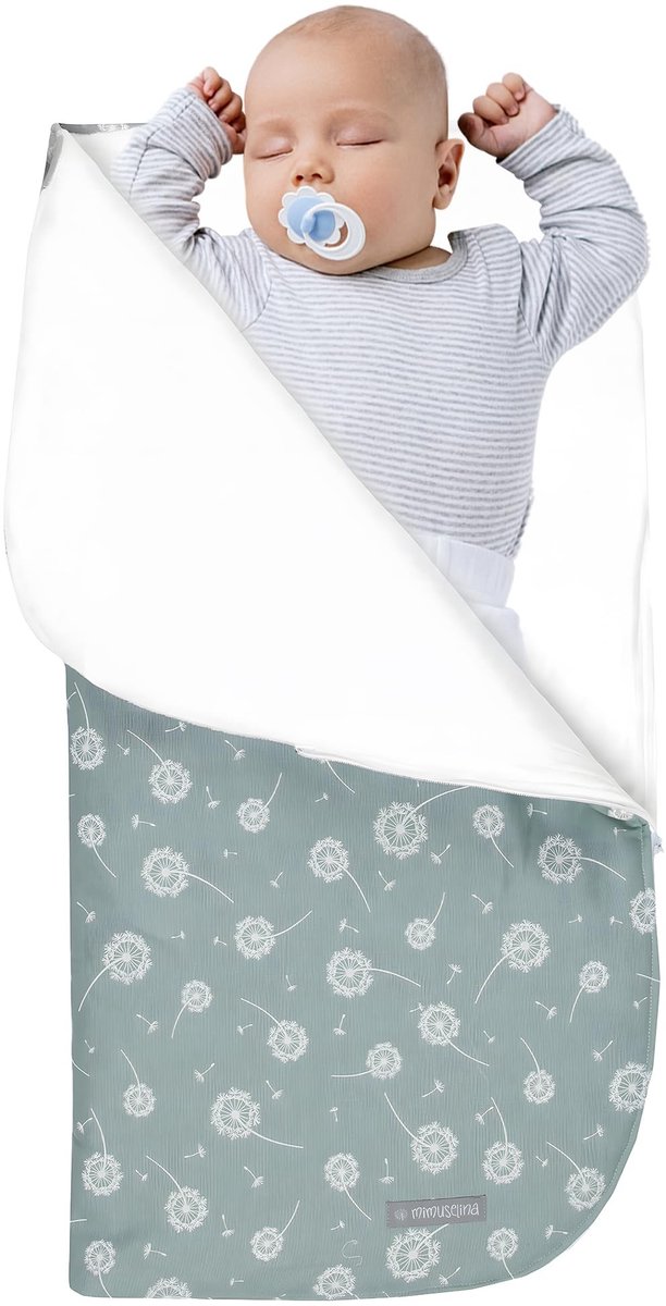 Omgoods - MIMUSELINA Sacomanta Baby Voetenzak - Extra Grote Voetenzak voor Wieg of Kinderwagen