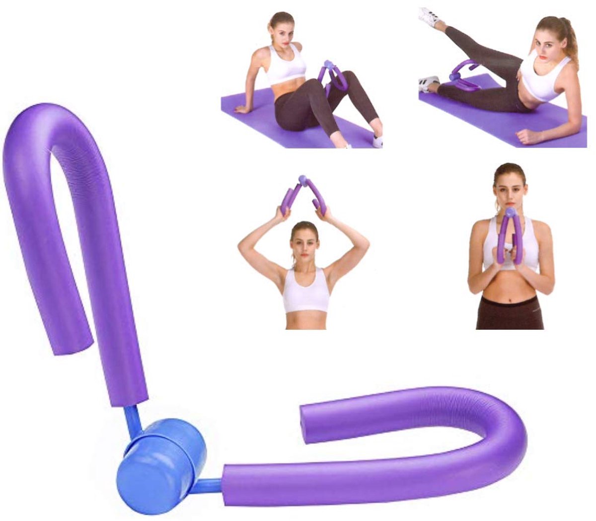 SnelShoppen - FFitness FSTM028V Turnapparaat Thigh Master voor het trainen van benen en armen | Thigh Trimmer Home Fitness | Violet | Ideaal voor binn