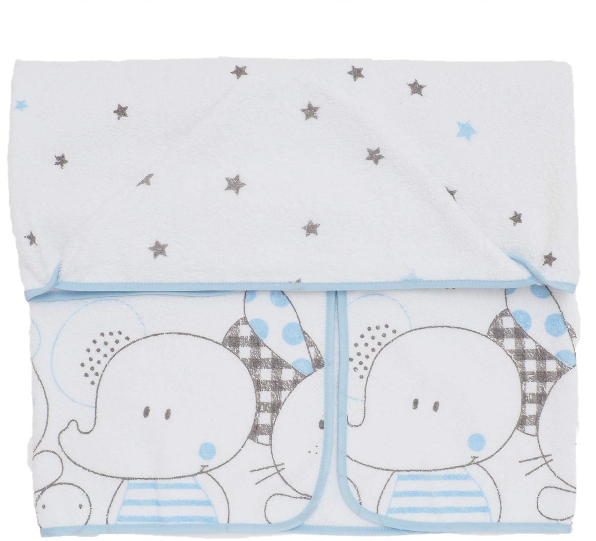 Omgoods - Baby Badhanddoek met Kap - 100% Katoen, Zacht en Absorberend