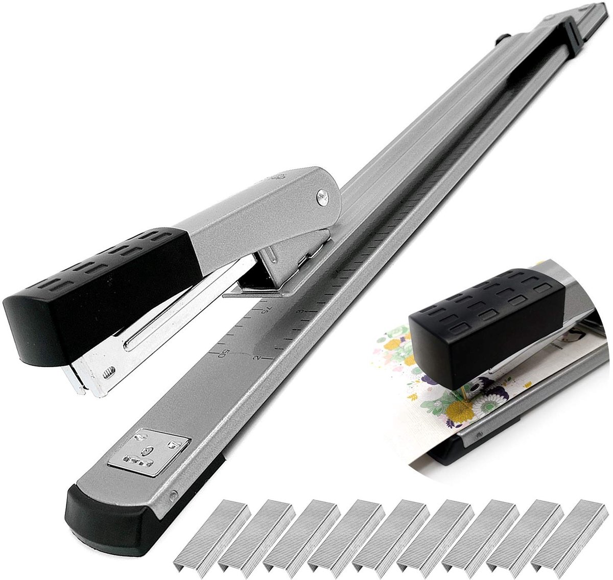 Omgoods - Lange Arm Nietmachine - Capaciteit 25 Vellen voor Documentbinding