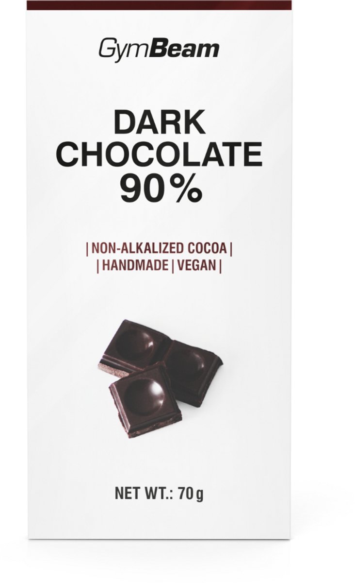 GymBeam 90% Pure Chocolade 70 g