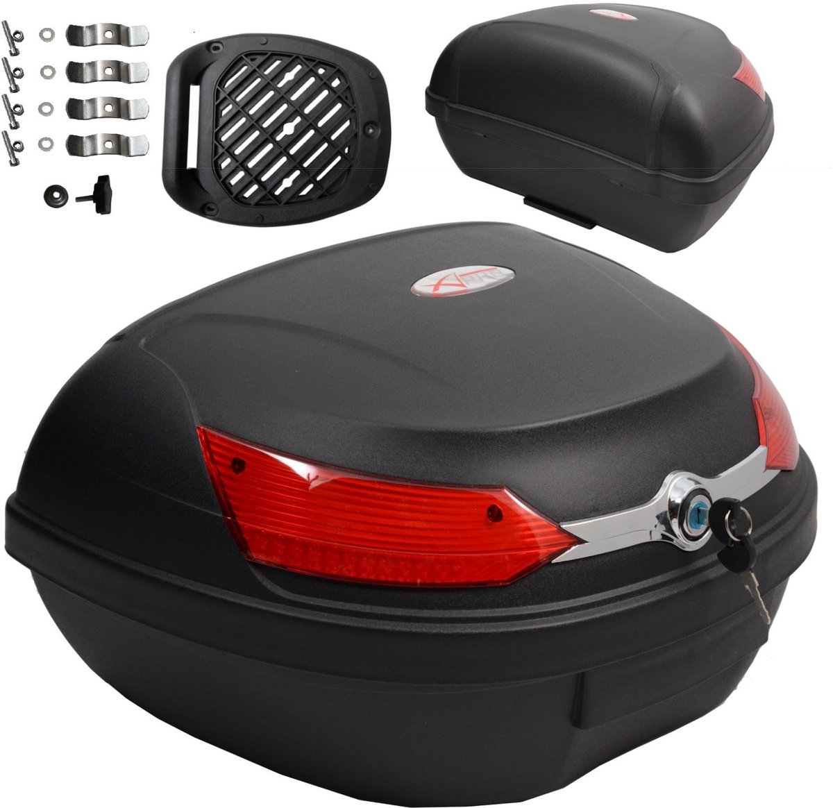 Omgoods - Top Case Box 48L - Universele Motor en Scooter Bagage