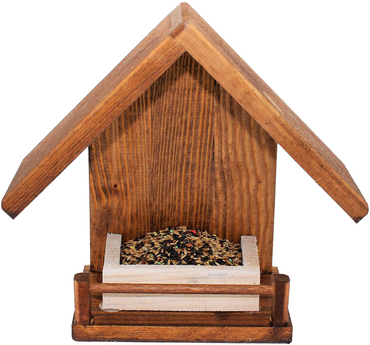 Omgoods - Houten Vogelvoederhuis - Duurzaam en Weerbestendig