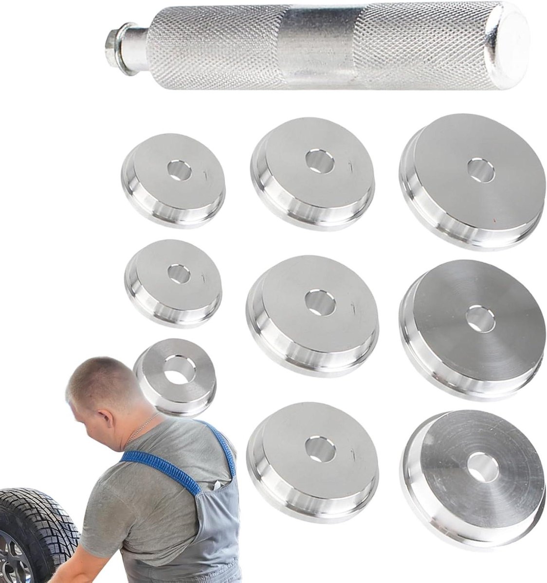 Wiellager Gereedschap - Lager Trekker - Auto Reparaties - Uniek Vergrendelingsontwerp - 262 x 156 x 101 cm - blauw