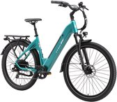 TTGO C5 Elektrische Fiets – 250W Motor – 48V 13.5Ah Accu – 90-110 km Bereik – 27.5"×2.4" Banden – Drievoudige Vering – Shimano 7s – Hydraulische Schijfremmen – Groen