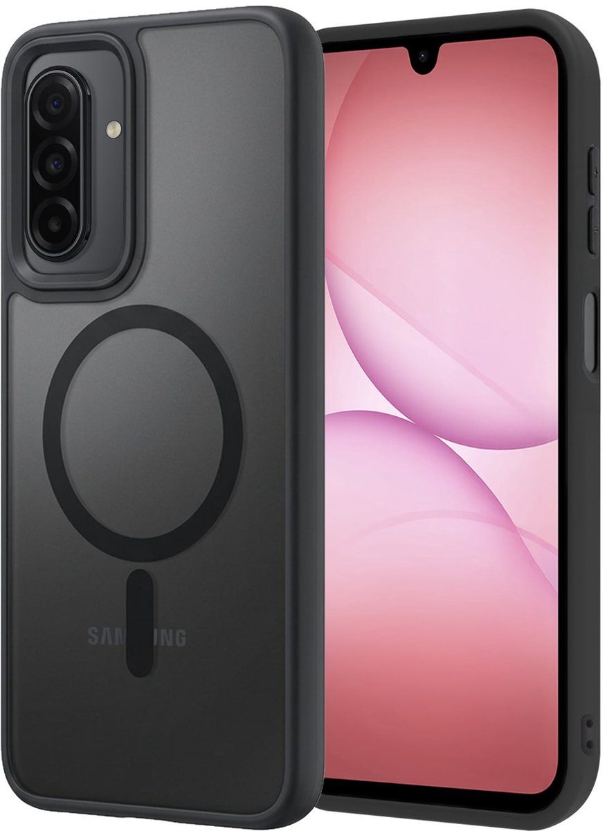 Hoesje - Geschikt voor Samsung Galaxy A17 - Magsafe Compatible - Sterk & Shockproof - Back Cover - Shock Proof Case - Telefoon Hoes Shockproof - Zwart