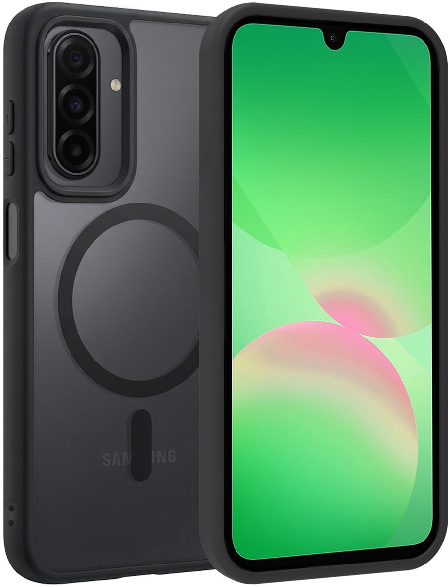 Hoesje Geschikt voor Samsung Galaxy A26 - Magsafe Compatible - Sterk & Shockproof - Back Cover - Shock Proof Case - Telefoon Hoes Shockproof - Zwart