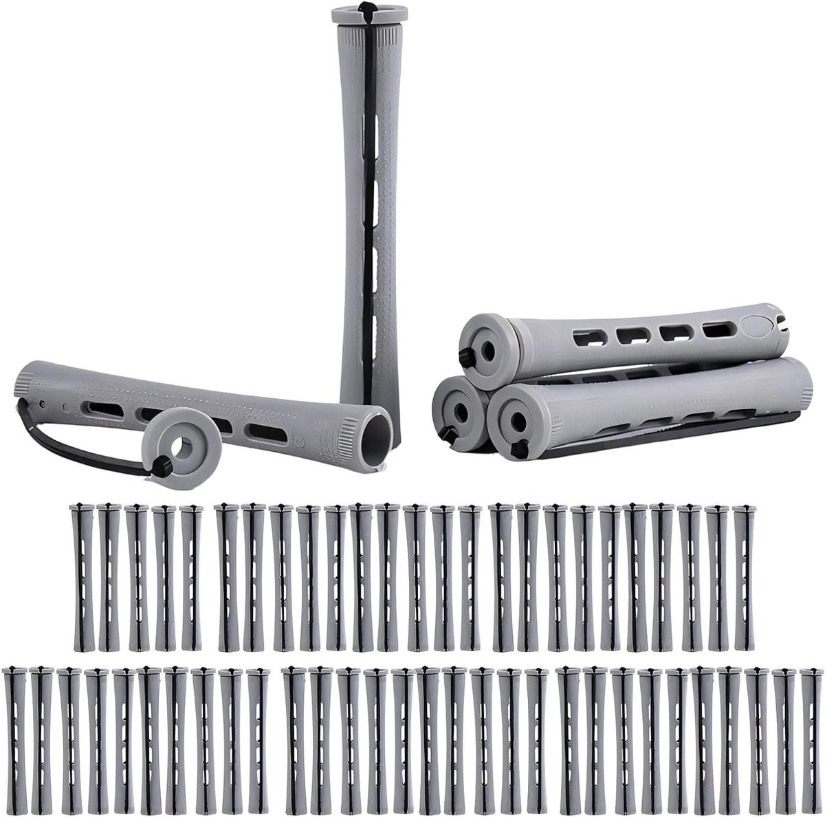 Krulspelden Kort Haar - Haarstyling Krultangen - Haar Krullen - Minimaliseert Haarschade - 60 stuks - Niet gespecificeerd