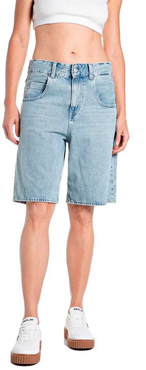 Replay Wa549 .000.912 107 Korte Jeans Blauw 31 Vrouw