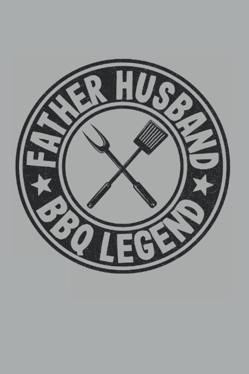 SnelShoppen - Grappig Notitieboek voor Vader en Man - BBQ Legende - 120 Pagina's, Ruitjespapier, 6x9 Inch, Matte Afwerking, Ideaal voor Koken, Tuinfee