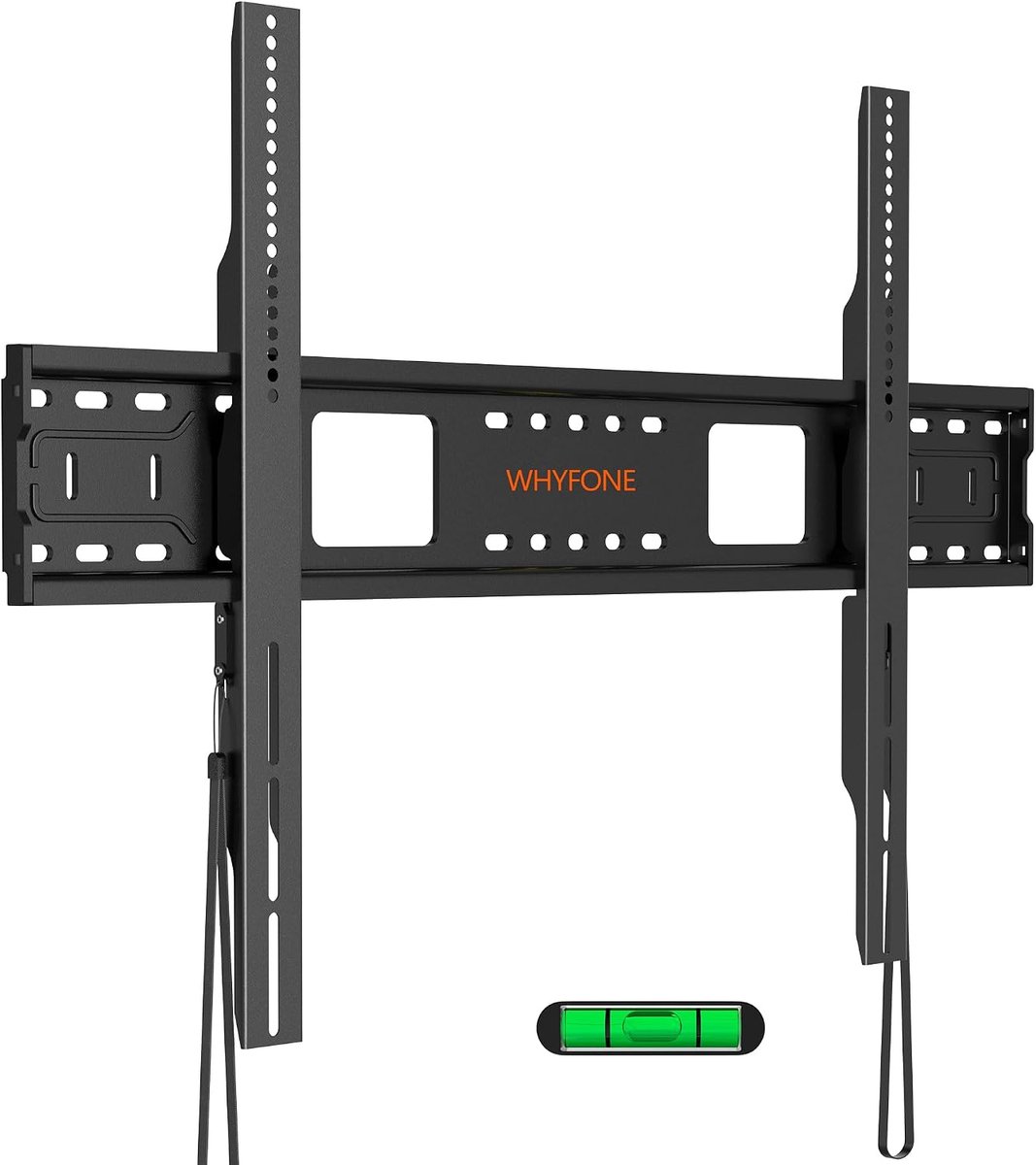 SnelShoppen - Heavy Duty TV Muurbeugel 55-120 Inch - Vaste Ultra Slanke Beugel - Draagvermogen Tot 125 Kg - Voor 16/18/24 Inch Studs - MAX VESA 900x60
