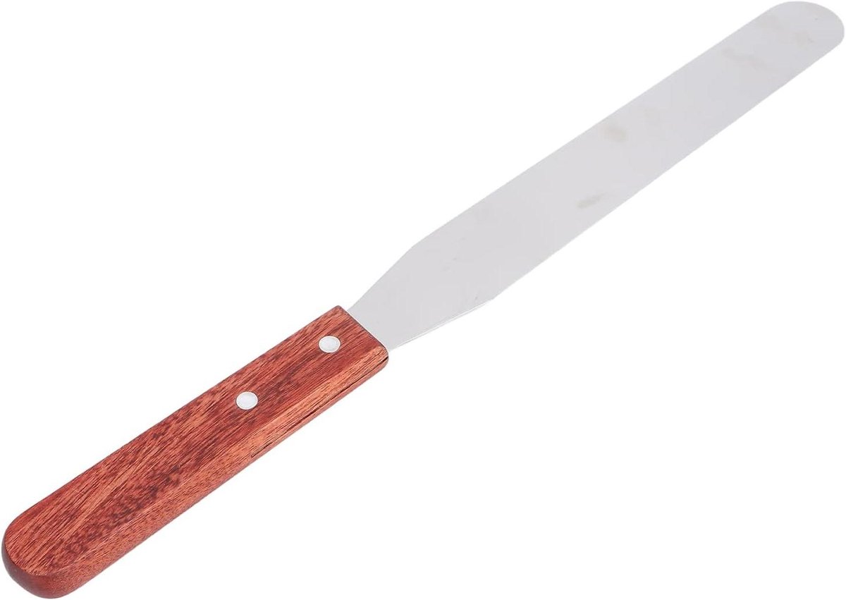 Wax Spatels - Ontharingsspatels Hout - Ontharen Thuis - Ergonomisch Houten Handvat - 1 Stuk - Metaal