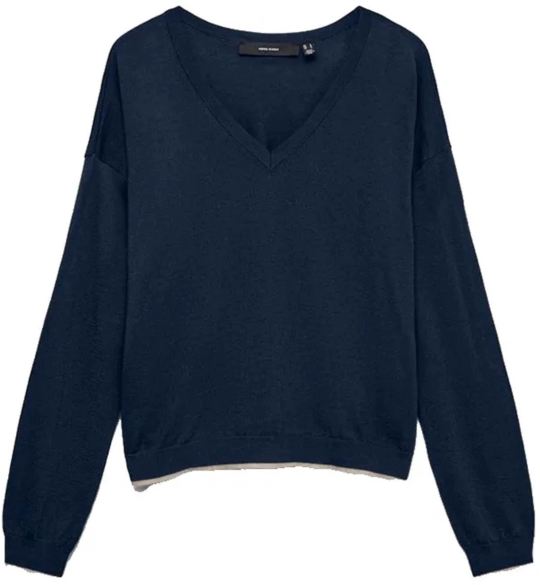 Vero Moda Bella Trui Met V-hals Blauw L Vrouw