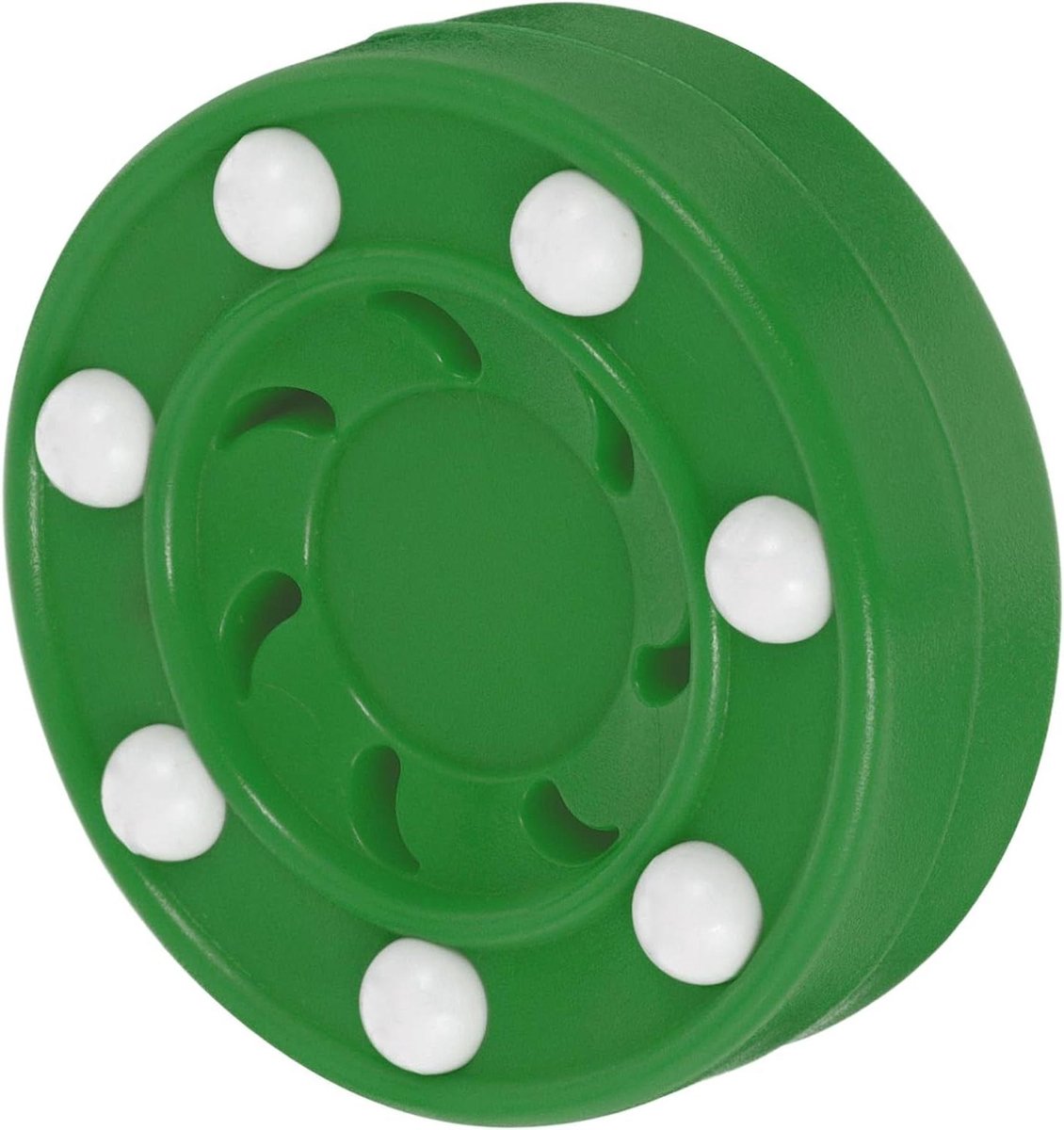 Roller Hockey Pucks - Hockey Ballen - Straat Hockey Training - Lage Wrijving Glijden - 7.5cm - Groen