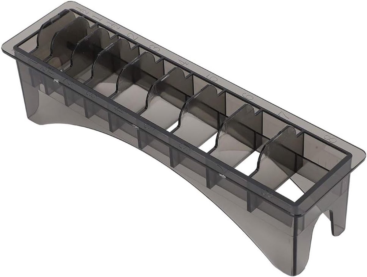 Opbergdoos voor Kammen, 10 Vakken Rectangulaire Plastic Kammen Organizer voor Kappers, Haar Styling en Knipgereedschap