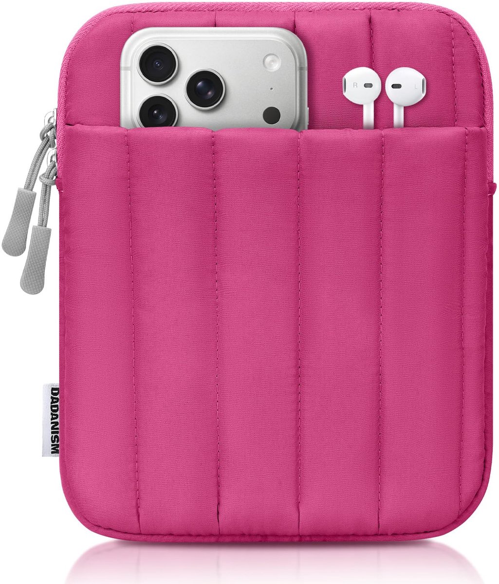 SnelShoppen - Universele Beschermende Padded Sleeve Case voor E-Readers 6-7 Inch, Zacht Materiaal, Geschikt voor Thuis, Reizen en Onderweg, Zwart