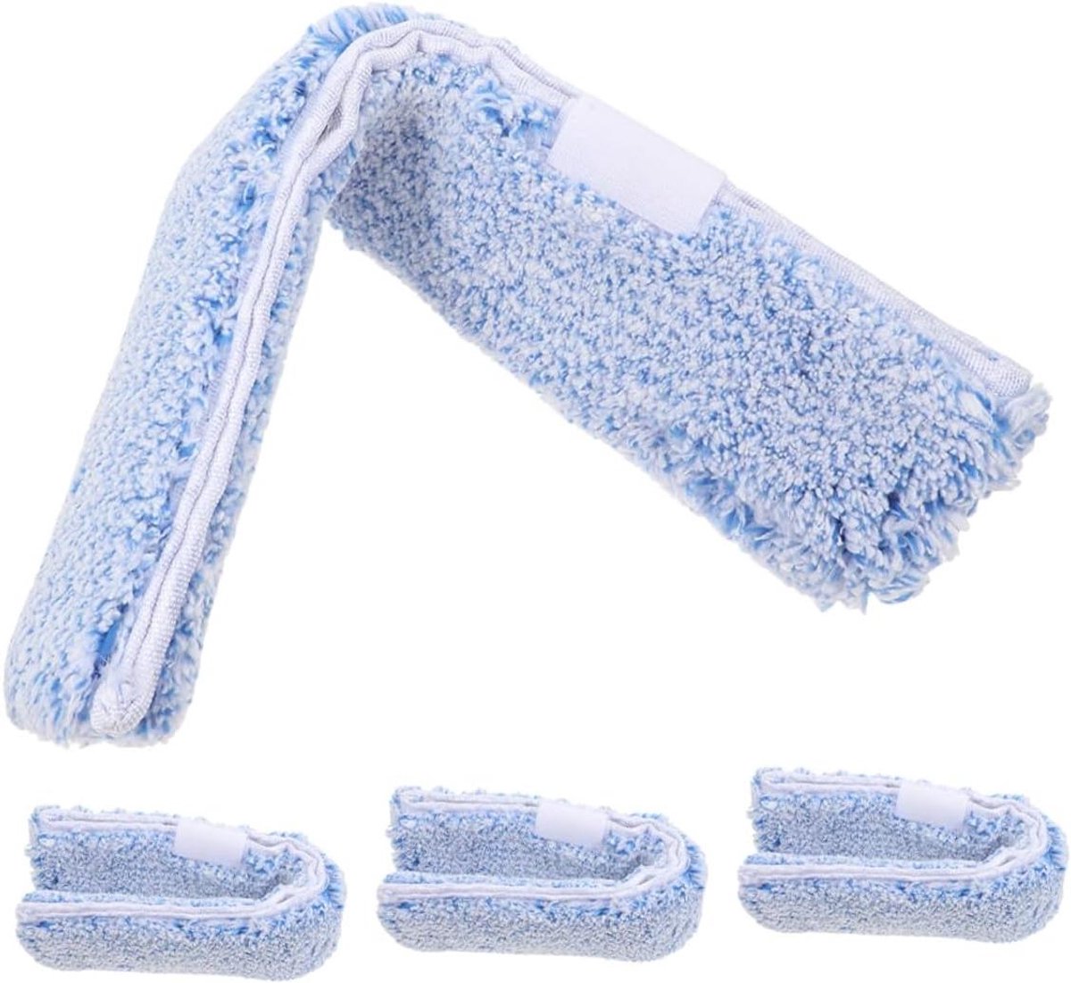 Microvezel Raamwisser Pads - Vervangende Hoezen Schoonmaakdoeken - Glas Oppervlakken Reinigen - Zeer Efficiënte Reiniging - 36x7x7cm - Multi