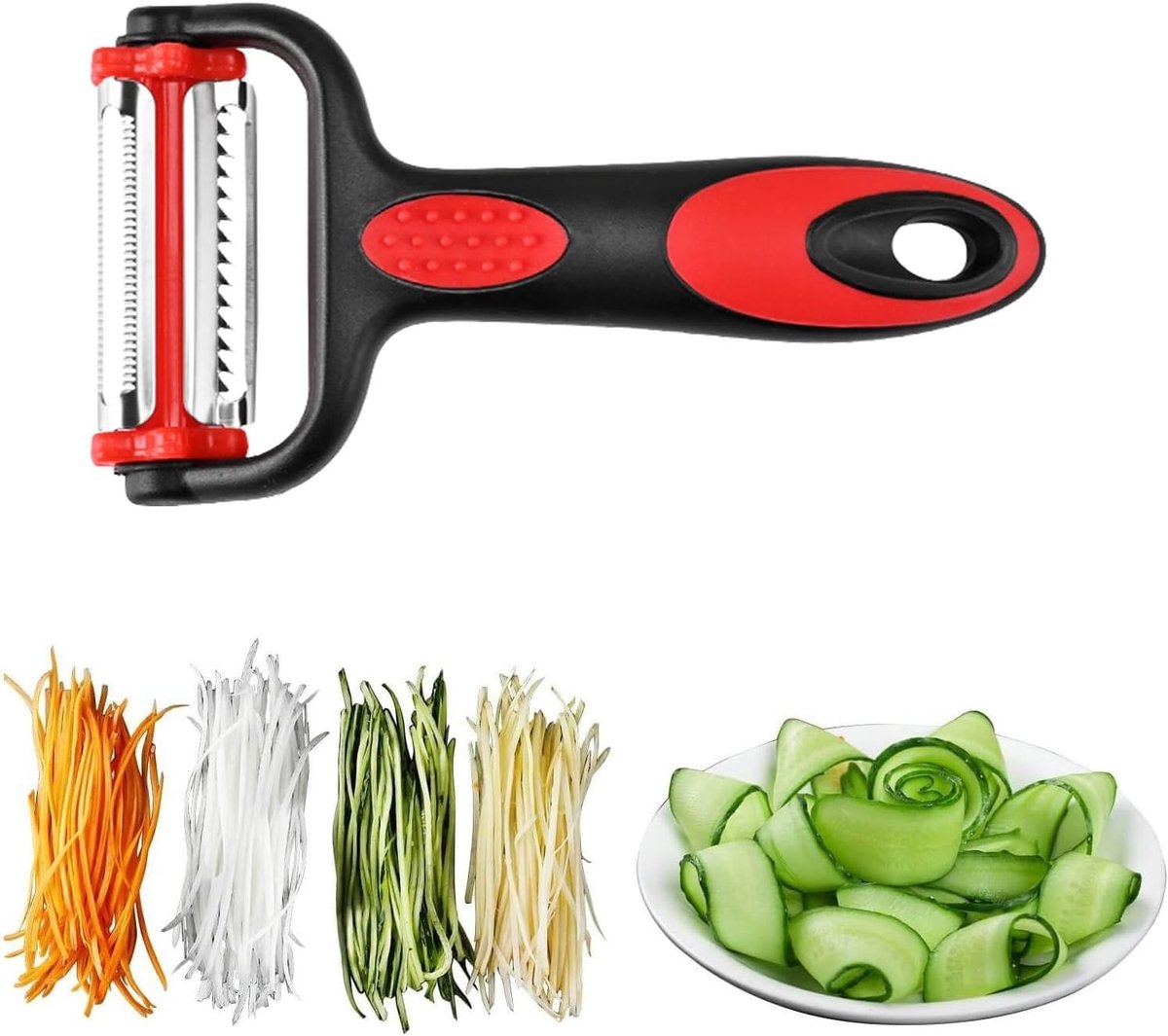 Efficiënte groenteschiller voor het eenvoudig schillen van groenten en fruit, ideaal voor in de keuken