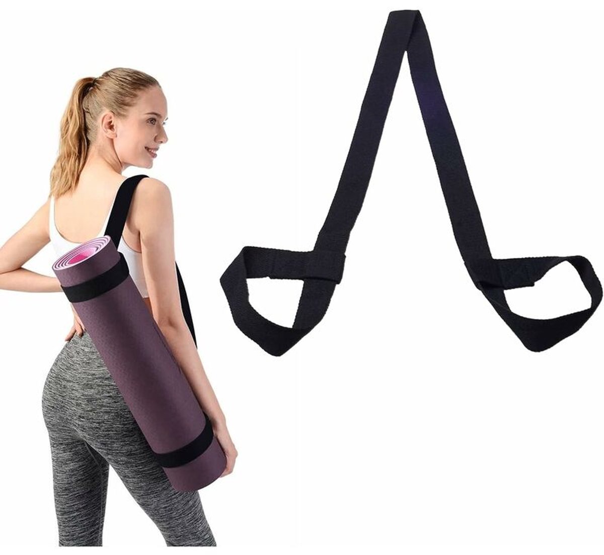 Draagriem voor yogamat - katoenen riem