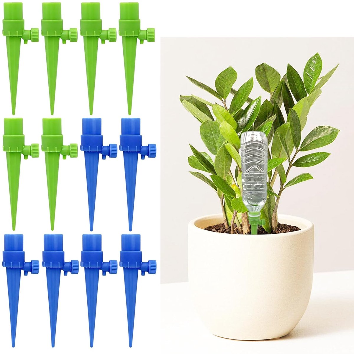 12/24-Delig Zelfbewateringssysteem voor Potplanten, Automatische Druppelirrigatieset, Automatische Potbewatering – Verbeterde Lekvrije Versie (2026)