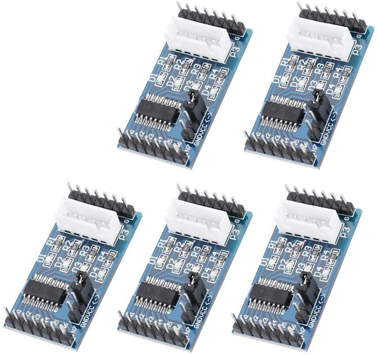 5 stuks ULN2003 stappenmotor driver board module 5-12 V driver board module stappenmotor