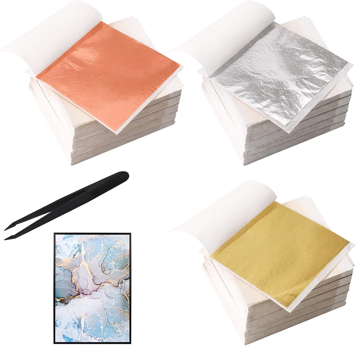 Bladgoud, bladgoud om te knutselen, bladgoud om te knutselen, goudpapier knutselen, voor doe-het-zelf knutselen, decoratie, kunstproject, meubels
