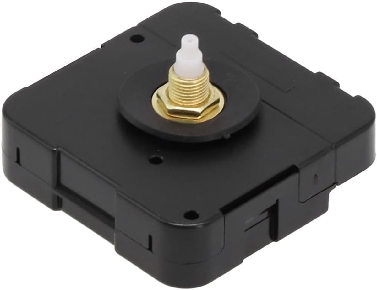 Vervangend klokmechanisme, kunststof + metalen materiaal, doe-het-zelf kwartsuurwerk voor knutselen en reparatie-accessoires voor thuisklokken (8 mm)
