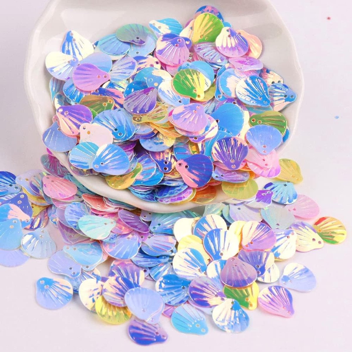 Pailletten, Schelpvorm, Knutselen, Losse Pailletten, Cups, Iriserende Clips, Handgemaakte Doe-het-zelf Creatieve Kleuren, Kralen, Pailletten Voor Handwerk