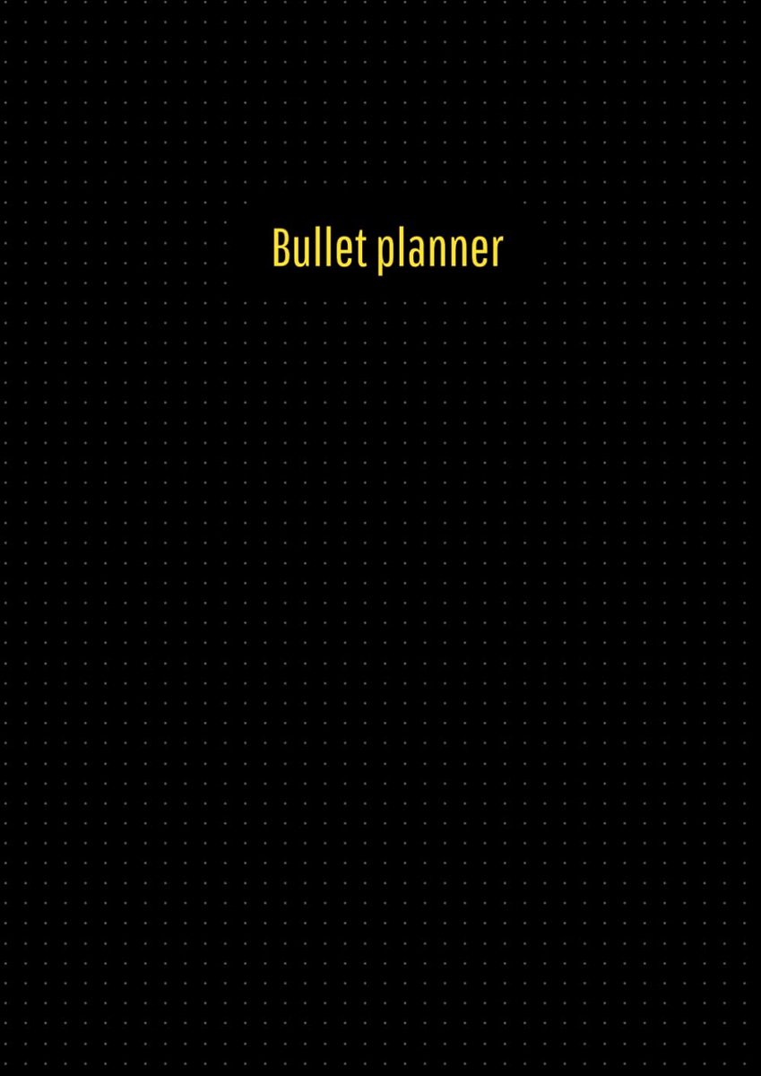 Bullet Planner A4 - bullet journal - flexibele kaft - 150 genummerde pagina's voor notities - ShopVlot