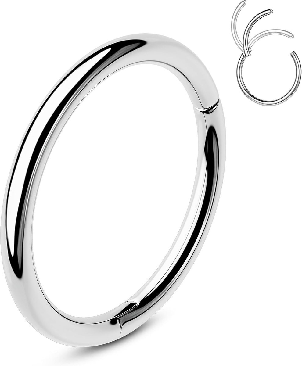 Helix Oorbel, 16 stuks, roestvrij staal, 316L, helix, hoepel