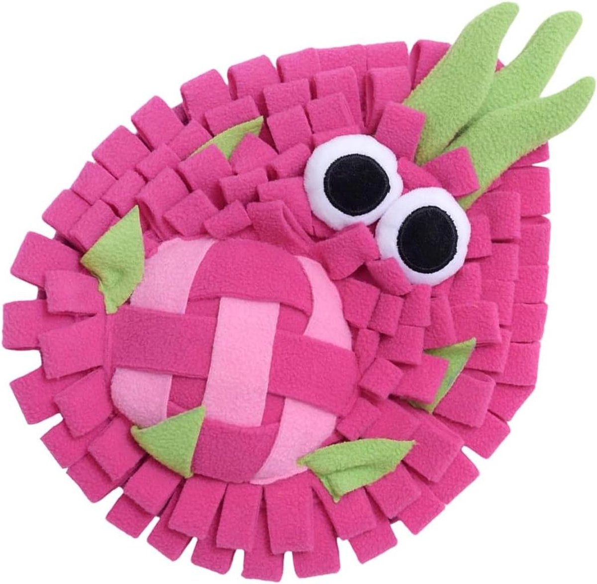 Snuffelmat Hond - Voer Speelgoed - Mentale Stimulatie - Scheurvast Ontwerp - 25 x 20 x 3 cm - Roze