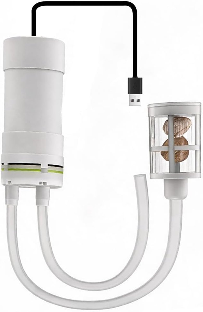 Mini-waterpomp, 5 V waterpomp, zelfaanzuigende afzuigpomp met 3 m pvc-slang en roestvrijstalen filter, USB-aangedreven mini-dompelpomp voor thuis, tuin, aquarium
