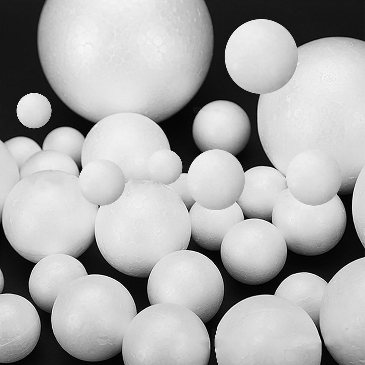 witte schuimplastic bal, gebruikt voor DIY en Slime producten(21 schuimballen), ambachtelijke schuimbal , gebruikt voor kinderen DIY kunst en ambachtelijke decoratie, huisdecoratie, bruiloft en feestdecoratie