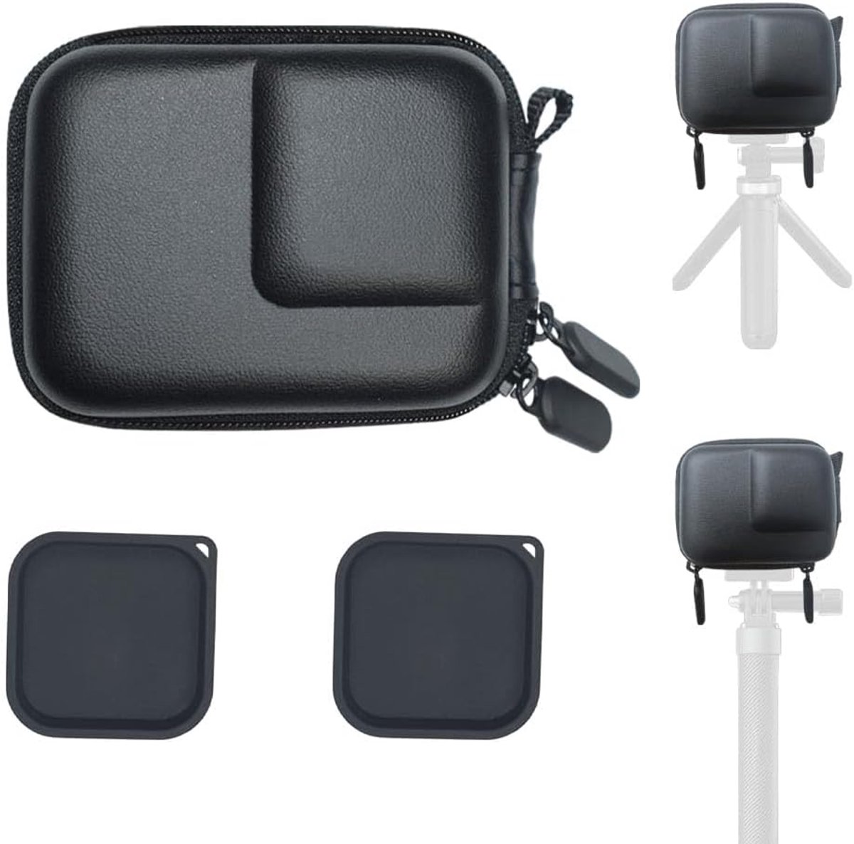tas voor Insta360, ULBTER draagtas voor Insta 360 camera beschermtas, accessoires en lensdop, zwart, Ace Pro