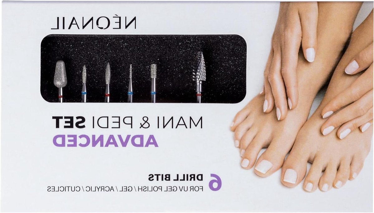 Freesbitset Nagels - Nagelfrees Bits - Nageldesign Aanpassen - 6 Delige Set - 164 x 92 x 25 cm