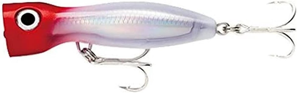 Vishengel X-Rap Magnum - Popper kunstaas - Zeevissen - Explosieve oppervlakte actie - 17cm/145g - Red Head