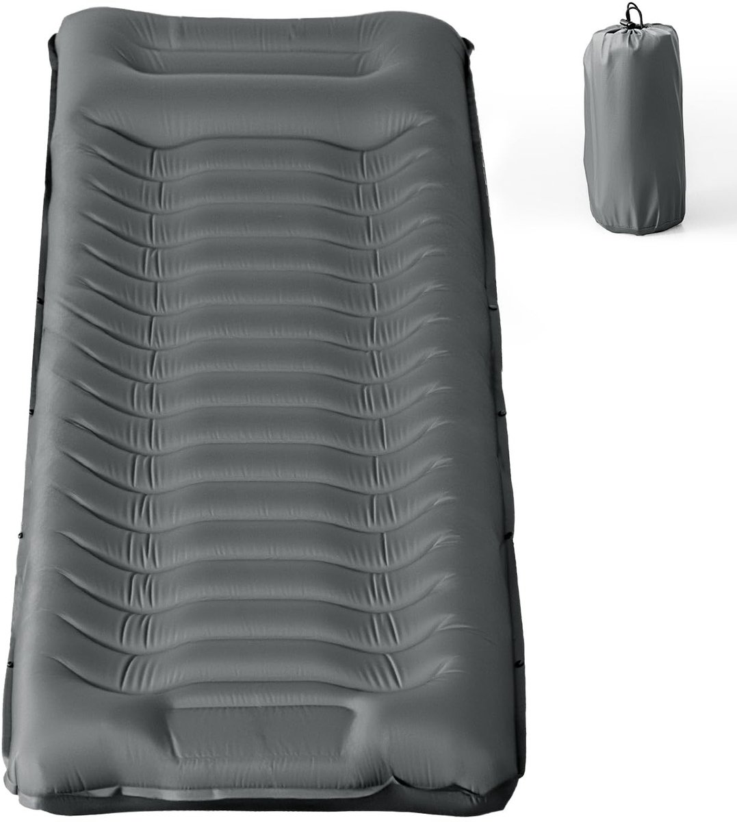 Omgoods - Opblaasbaar Camping Slaapmat met Kussen - Waterdicht en Scheurvast