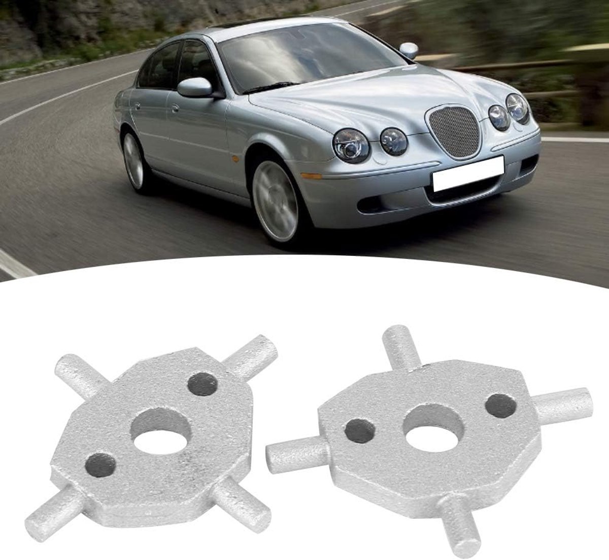 Pivot, Koplampsproeier Cover Swivel Cruciform Pivot Past voor Jaguar X-Type S-Type
