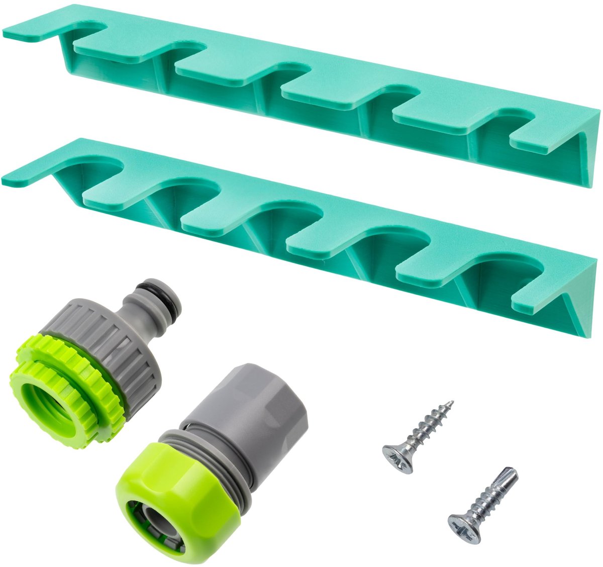 Omgoods - Wandopbergsysteem voor Bewateringsaccessoires - Inclusief Bevestigingsmateriaal